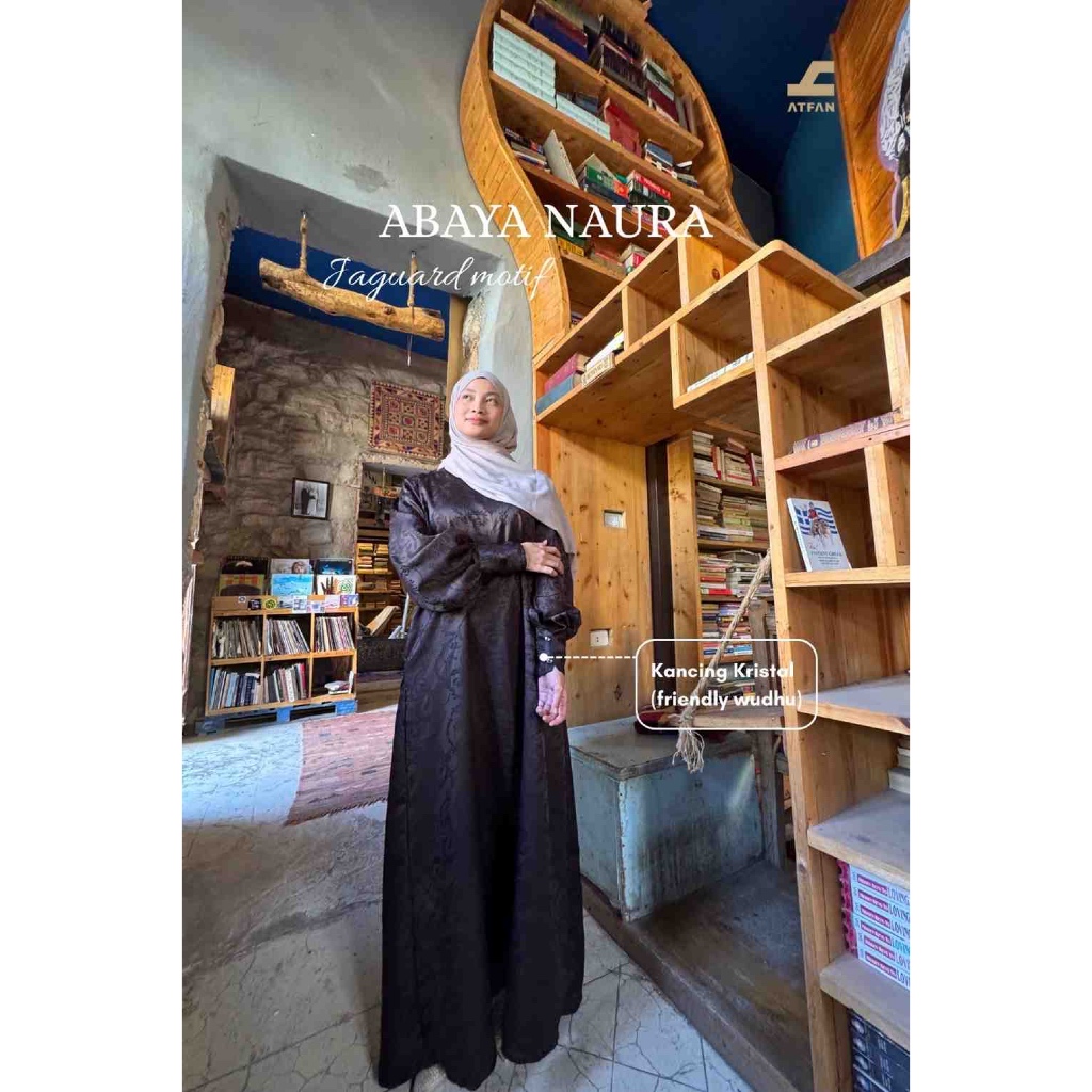 Beli Atfan Abaya Naura Jaguard Silk