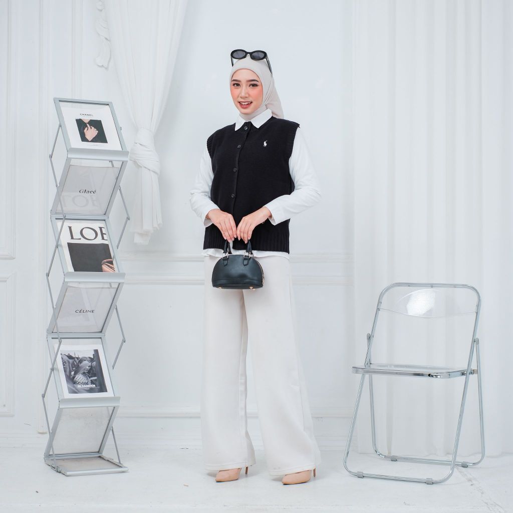 Beli Nasyasha Naura Set Vest Kemeja Cotton